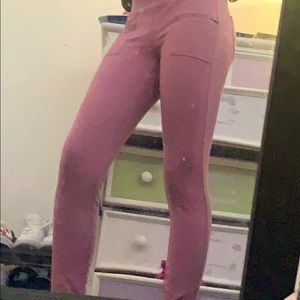 Pink legging jeans